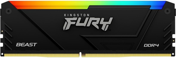 Память DDR4 8GB 3200MHz Kingston KF432C16BB2A/8 Fury Beast RTL Gaming PC4-25600 CL16 DIMM 288-pin 1.35В dual rank с радиатором Ret