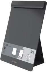 Папка-планшет Deli Nusign ENS503 BLACK A4 пенополипропилен черный на подставке