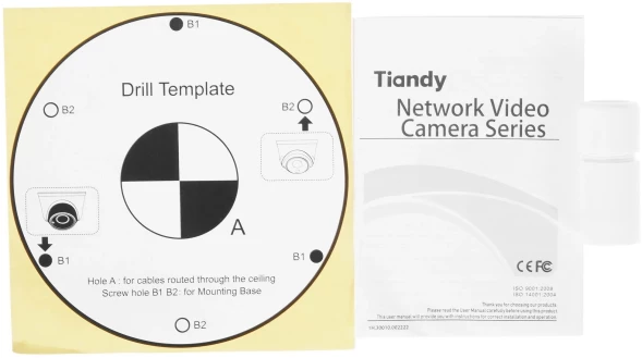 Камера видеонаблюдения IP Tiandy TC-C34HS I3/E/Y/C/SD/2.8mm/V4.2 2.8-2.8мм цв. корп.:белый (TC-C34HS I3/E/Y/C/SD/2.8/V4.2)