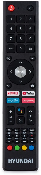 Телевизор LED Hyundai 65&amp;quot; H-LED65BU7006 Android TV Frameless Metal черный/серебристый 4K Ultra HD 60Hz DVB-T DVB-T2 DVB-C DVB-S DVB-S2 USB WiFi Smart TV