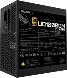 Блок питания Gigabyte ATX 1000W GP-UD1000GM PG5 Gen.5 80+ gold (20+4pin) APFC 120mm fan 8xSATA Cab Manag RTL