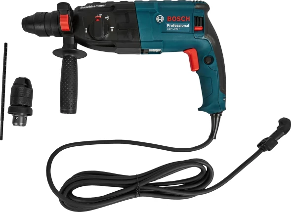 Перфоратор Bosch GBH 240 F патрон:SDS-plus уд.:2.7Дж 790Вт (кейс в комплекте)