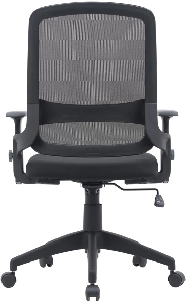 Кресло Cactus CS-MC313-BK черный сетка/ткань низк.спин. крестов. пластик пластик черный