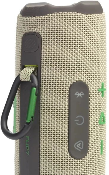 Колонка порт. JBL Flip 7 бежевый/зеленый 35W 1.0 BT 10м 4800mAh (JBLFLIP7SAND)