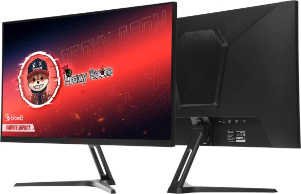 Монитор Bloody 23.8&amp;quot; MN240F черный IPS LED 1ms 16:9 HDMI M/M матовая 280cd 178гр/178гр 1920x1080 180Hz G-Sync DP FHD 2.9кг