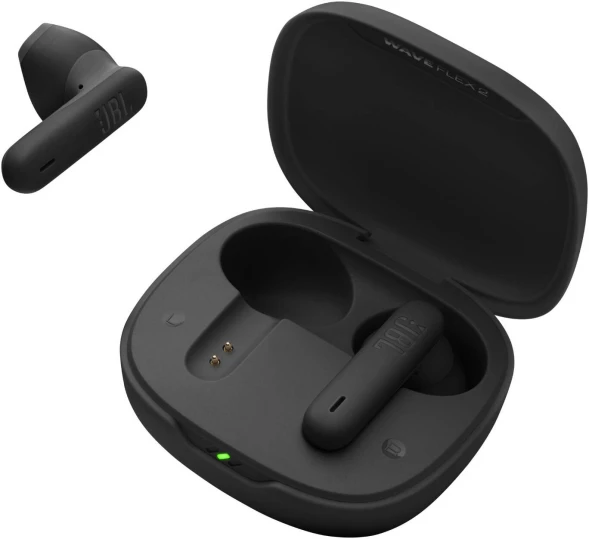Гарнитура вкладыши JBL Wave Flex 2 черный беспроводные bluetooth в ушной раковине (JBLWFLEX2BLK)