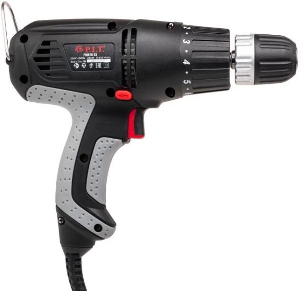 Дрель-шуруповерт P.I.T. PBM10-C 550Вт патрон:быстрозажимной