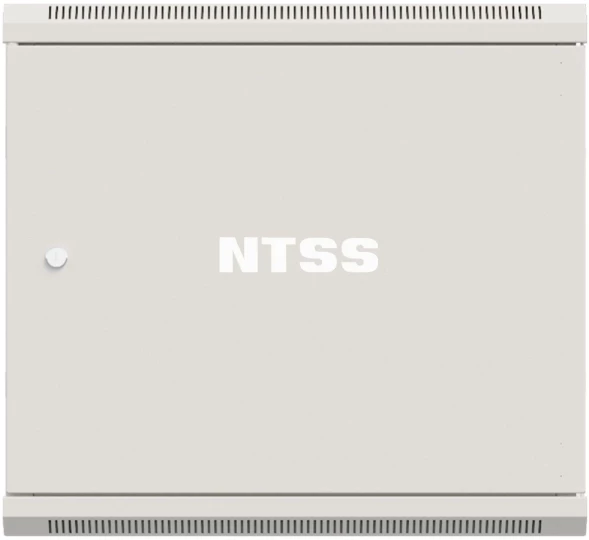 Шкаф коммутационный NTSS Премиум (NTSS-W12U6060FD) настенный 12U 570x600мм пер.дв.металл 60кг серый 500мм 27кг 220град. 635мм IP20 сталь