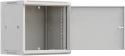 Шкаф коммутационный NTSS Премиум (NTSS-W12U6060FD) настенный 12U 570x600мм пер.дв.металл 60кг серый 500мм 27кг 220град. 635мм IP20 сталь