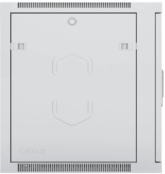 Шкаф коммутационный Cabeus (SH-05F-6U60/45) настенный 6U 600x450мм пер.дв.стекл 60кг серый 390мм 16кг 368мм IP20 сталь