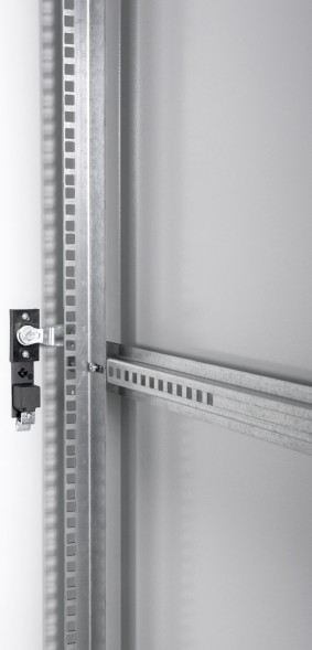 Шкаф коммутационный ЦМО (ШТК-Э-42.6.8-33АА) напольный 42U 600x800мм пер.дв.металл металл 2 бок.пан. направл.под закл.гайки 710кг серый 715мм 87кг 180град. 1987мм IP20 сталь