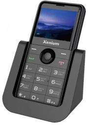 Мобильный телефон XENIUM X700 черный моноблок 2Sim 2.31&amp;quot; 240x320 Nucleus 0.3Mpix GSM900/1800 MP3 FM microSD max32Gb