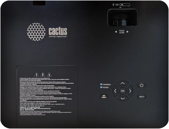 Проектор Cactus CS-S2.B 3LCD 4000Lm ANSI (1024x768) 15000:1 ресурс лампы:10000часов 1xUSB typeA 2xHDMI 3.26кг