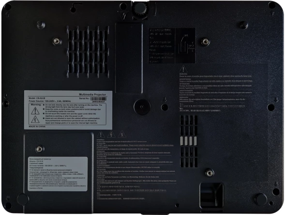 Проектор Cactus CS-S2.B 3LCD 4000Lm ANSI (1024x768) 15000:1 ресурс лампы:10000часов 1xUSB typeA 2xHDMI 3.26кг