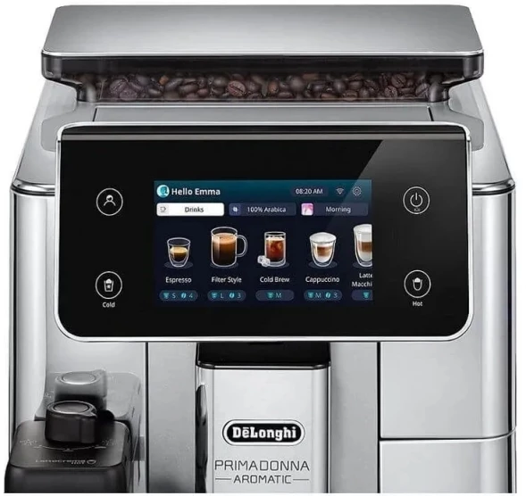 Кофемашина Delonghi ECAM630.55.SSM 1450Вт черный/серебристый