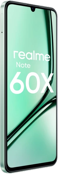 Смартфон Realme RMX3938 Note 60х 64Gb 3Gb зеленый моноблок 3G 4G 2Sim 6.74&amp;quot; 720x1600 Android 14 8Mpix 802.11 a/b/g/n/ac GPS GSM900/1800 GSM1900 A-GPS microSD max2048Gb