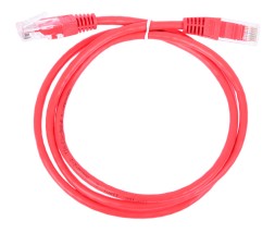 Патч-корд Lanmaster TWT-45-45-0.5-RD UTP RJ-45 вил.-вилка RJ-45 кат.5E 0.5м красный ПВХ (уп.:1шт)