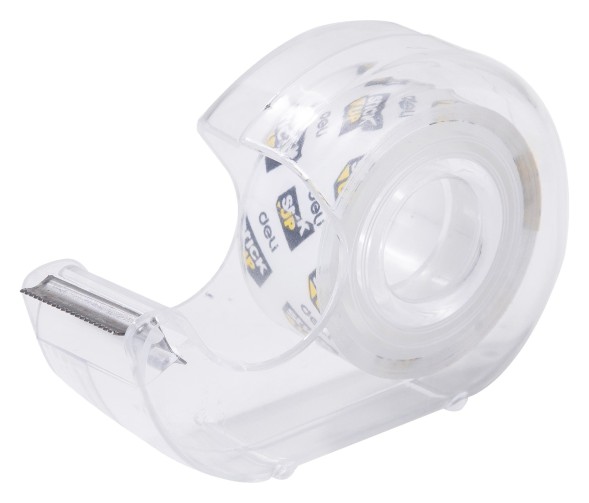 Клейкая лента канцелярская Deli EA30211 кристально-прозрачная шир.18мм дл.7.62м блистер (упак.:1шт)