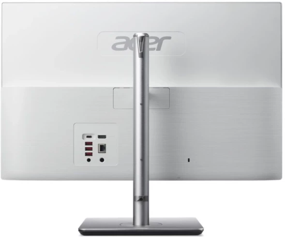 Моноблок Acer Aspire C24-195ES 23.8&amp;quot; Full HD Core Ultra 7 155U (1.7) 16Gb SSD512Gb Graphics CR Eshell GbitEth WiFi BT 65W клавиатура мышь Cam серебристый 1920x1080