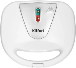 Вафельница Kitfort КТ-4686 750Вт белый/серебристый