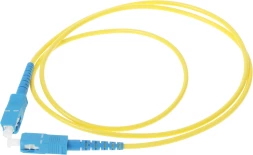 Патч-корд Lanmaster TWT-SC-SC/SU-1.0 1x9/125 OS1/OS2 SC-SC 1м ПВХ желтый