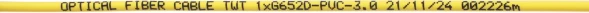 Патч-корд Lanmaster TWT-SC-SC/SU-1.0 1x9/125 OS1/OS2 SC-SC 1м ПВХ желтый