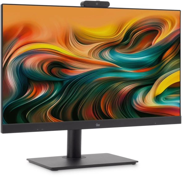 Моноблок IRU Tactio 23IH6P 23.8&amp;quot; Full HD i3 12100 (3.3) 16Gb SSD256Gb UHDG 730 FreeDOS WiFi BT Spk 120W Cam черный 1920x1080