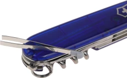 Нож перочинный Victorinox Spartan (1.3603.T2) 91мм 12функц. синий полупрозрачный карт.коробка