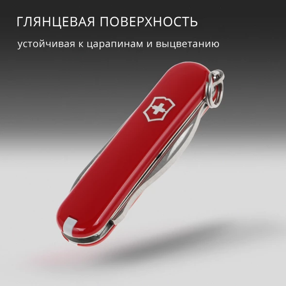 Нож перочинный Victorinox Rally (0.6163) 58мм 9функц. красный карт.коробка
