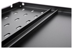 Полка стационарная для аккумуляторов ЦМО СВ-75АК-9005 1U нагр.:200кг. 19&amp;quot; 750мм черный (упак.:1шт)