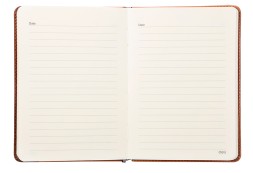 Блокнот Deli 7922 180х130мм искусст. кожа 160л светло-коричневый/коричневый