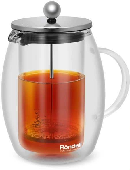 Френч-пресс Rondell Calypso RDS-1821 0.6л прозрачный