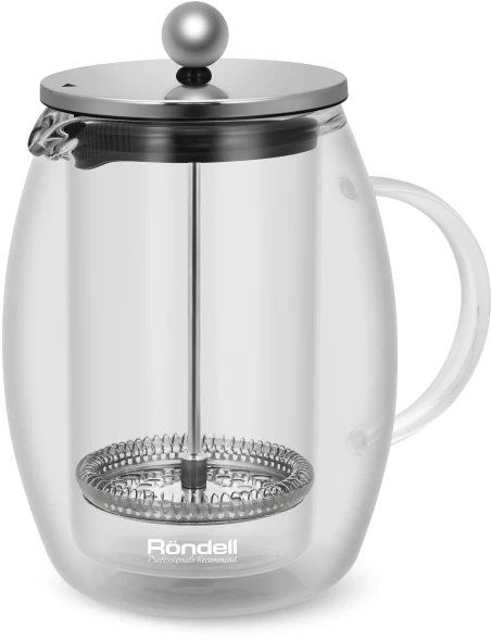 Френч-пресс Rondell Calypso RDS-1821 0.6л прозрачный