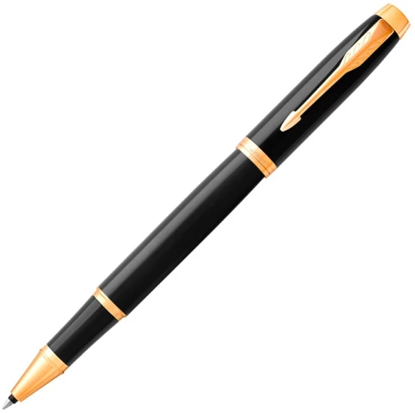 Ручка роллер Parker IM Core T321 (1931659) Black GT F черн. черн. подар.кор.