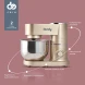 Миксер планетарный Domfy DSC-KM301 1200Вт золотистый