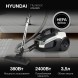 Пылесос Hyundai HYV-C3373 2400Вт белый/черный
