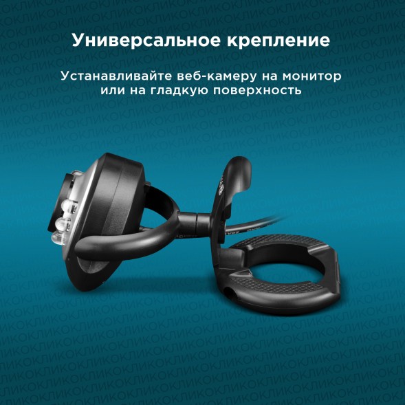 Камера Web Оклик OK-C8825 черный 0.3Mpix (640x480) USB2.0 с микрофоном