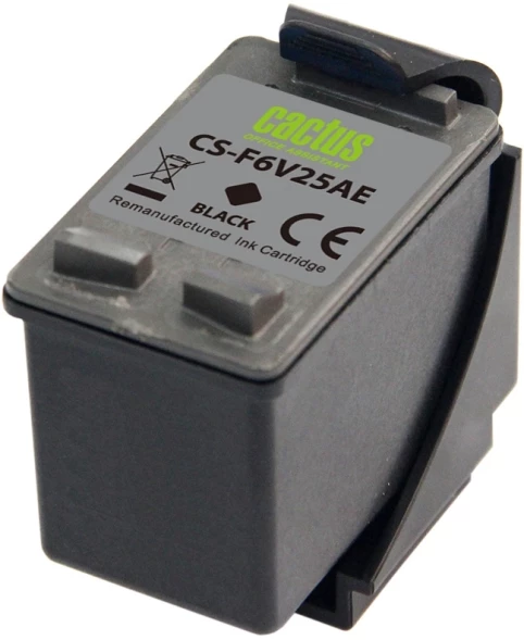 Картридж струйный Cactus CS-F6V25AE 652 черный (480стр.) (18мл) для HP DeskJet Ink Advantage 1115/2135/3635 с чипом