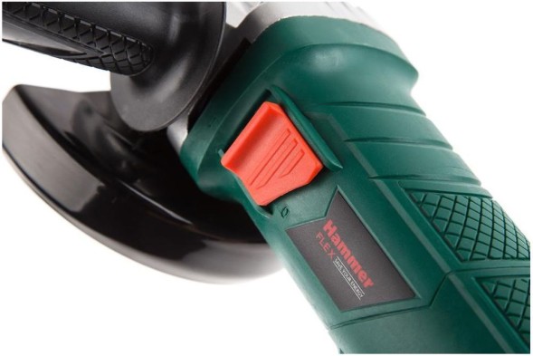Углошлифовальная машина Hammer USM900D 900Вт 12000об/мин рез.шпин.:M14 d=125мм (501521)