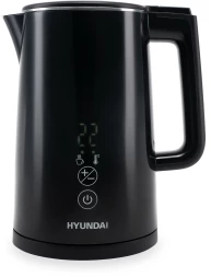 Чайник электрический Hyundai HYK-S5509 1.5л. 2200Вт черный корпус: металл/пластик