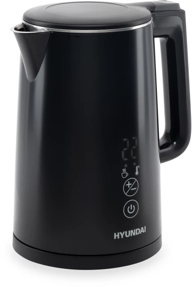 Чайник электрический Hyundai HYK-S5509 1.5л. 2200Вт черный корпус: металл/пластик