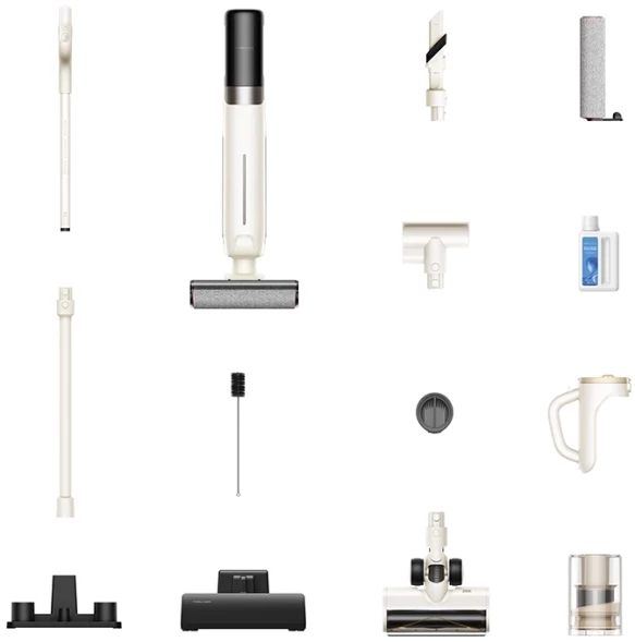 Пылесос моющий Trouver K30 Mix 300Вт белый/черный