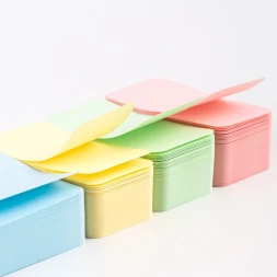 Блок для записей бумажный Deli Nusign ENS116 15лист. пастель белый 4цв.в упак. (упак.:4шт)