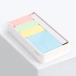 Блок для записей бумажный Deli Nusign ENS116 15лист. пастель белый 4цв.в упак. (упак.:4шт)