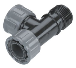 Коннектор Gardena 02751-20.000.00 Д.вх.1&amp;quot; Д.вых.1&amp;quot; черный