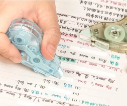 Лента коррект. Deli VR80-12 12мx5мм ассорти корпус блистер