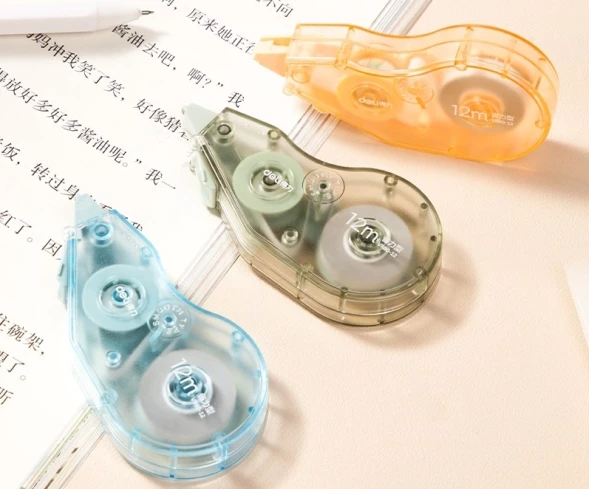 Лента коррект. Deli VR80-12 12мx5мм ассорти корпус блистер