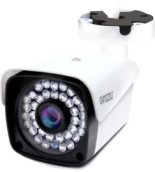 Камера видеонаблюдения аналоговая Ginzzu HAB-5302S 3.6-3.6мм цв. корп.:белый (БП-00001835)