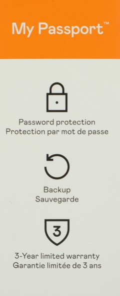 Жесткий диск WD USB 3.0 2Tb WDBYVG0020BBK-WESN My Passport 2.5&amp;quot; черный