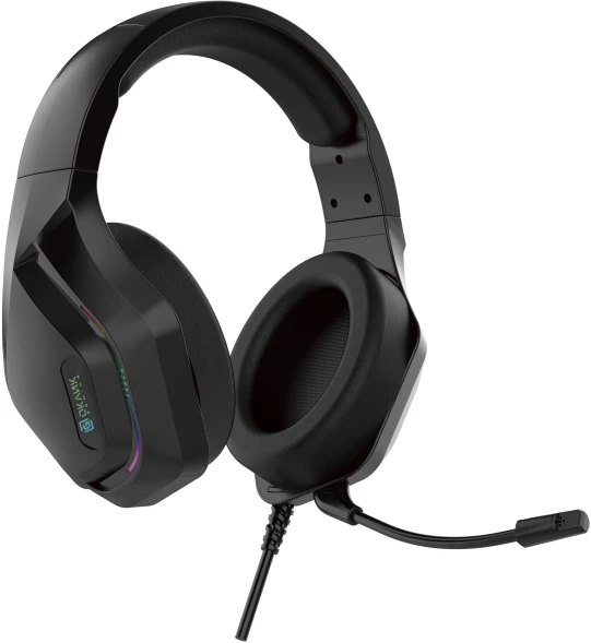 Наушники с микрофоном Оклик HS-L600G черный 2.2м мониторные USB оголовье (1939588)